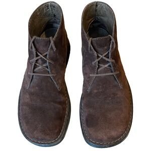 Merrell World‎ Traveler Chukka Chocolate Chip Brown Suede Leather Mens 8 EU 41.5